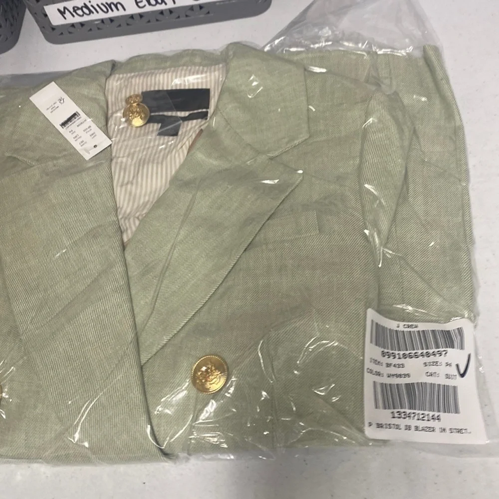 J Crew Petite Bristol blazer in stretch linen Item BF433